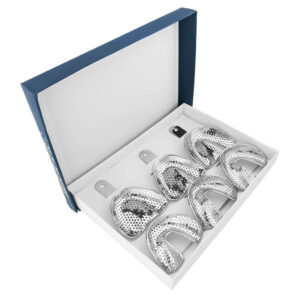 Set of 6 Perforated Full Denture Impression Trays (Edentulous)